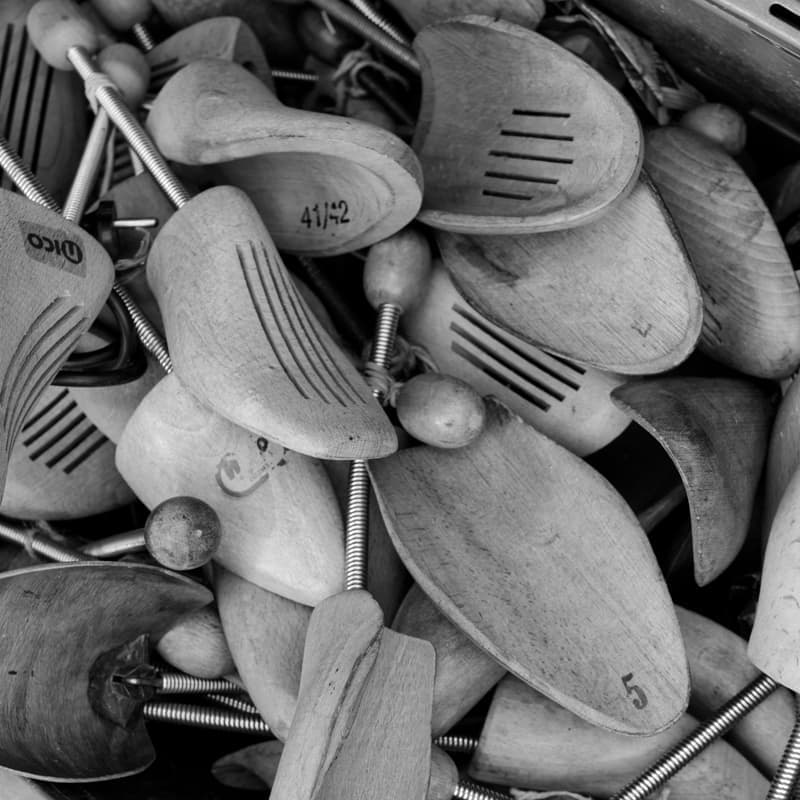 Cedar shoe trees - a stand-in for the Cedar shoe trees, split-toe, not a photograph of this model